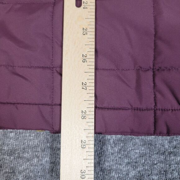 Cappel Men’s Size M Quilted Jacket Red With Gray Collar Pocket Logo On Chest G - Picture 10 of 13